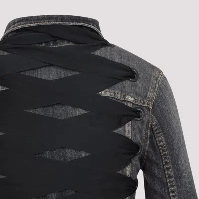 Balenciaga Lace-up Denim Jacket