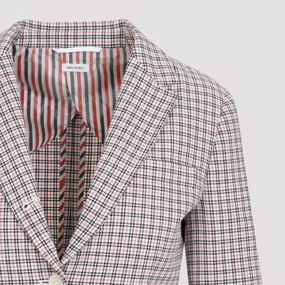 Thom Browne Checked Single-breasted Blazer