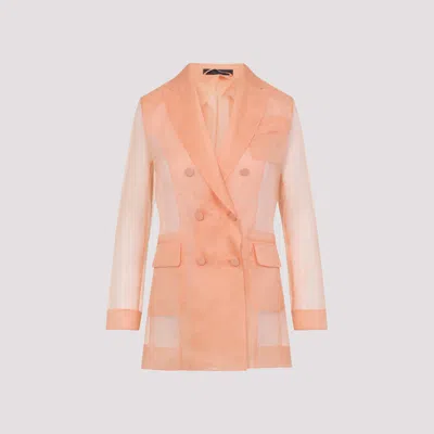 Max Mara Double-breasted Silk Jacket