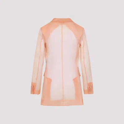 Max Mara Double-breasted Silk Jacket