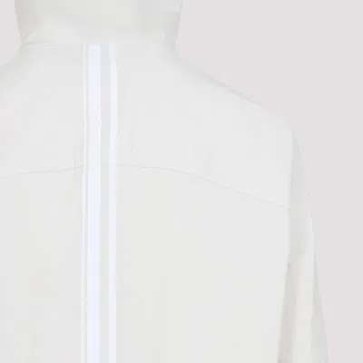 Mordecai High Collar White Jacket With Relaxed Fit