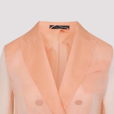 Max Mara Double-breasted Silk Jacket