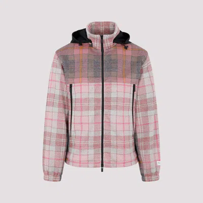 Dior Checked Zip-up Jacket In Multi
