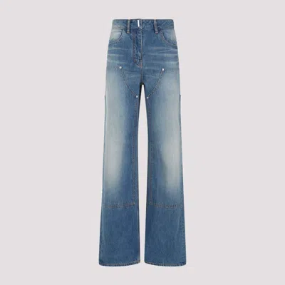 Givenchy Deep Blue Cotton Jeans In Blue