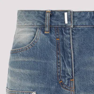 Givenchy Deep Blue Cotton Jeans In Blue