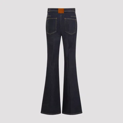 Lanvin Wide Leg Denim Trousers