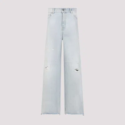 Golden Goose Relaxed Wide-leg Jeans With Distressed Detailing