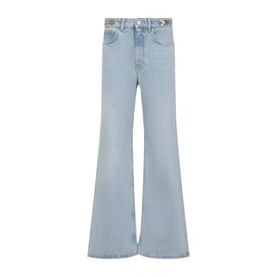 Rabanne Flared High-waisted Blue Denim Jeans