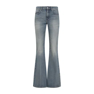 Alexander Mcqueen Flared High-waisted Jeans With Vintage Appeal