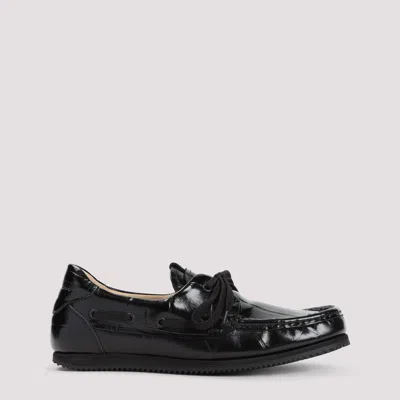 Jacquemus Les Batto Leather Loafers In Black