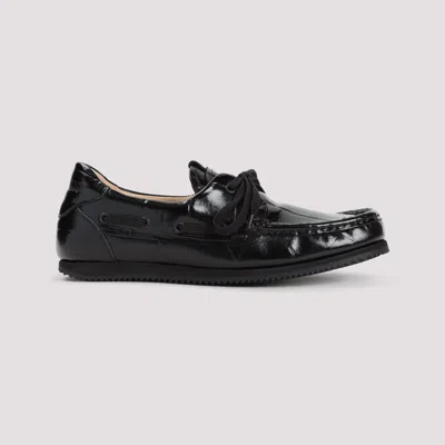 Jacquemus Les Batto Leather Loafers In Black