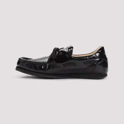 Jacquemus Les Batto Leather Loafers In Black
