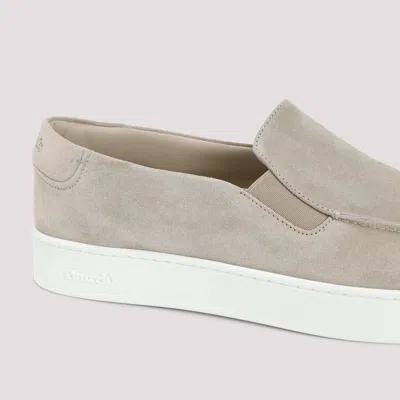 Church's Suede Longton Slip-on Sneakers In Brown