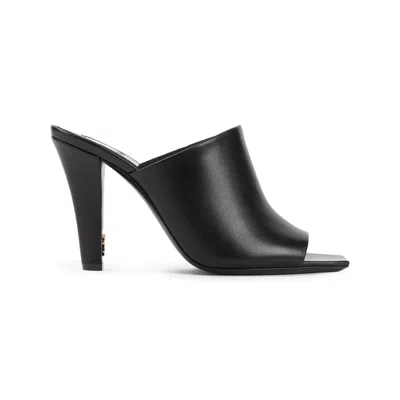 Saint Laurent Mules Black