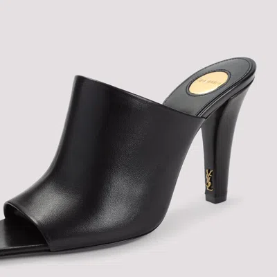 Saint Laurent Mules Black