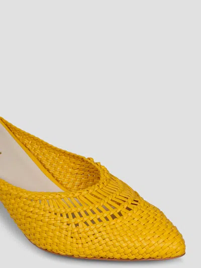 Cult Gaia Mules Yellow & Orange