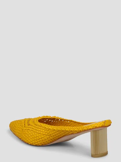Cult Gaia Mules Yellow & Orange