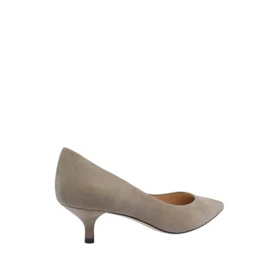Stuart Weitzman Pointed Toe Suede Finish Pumps