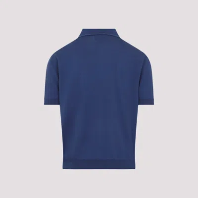 C.p. Company Polo Collared Shirt Ribbed Cuffs