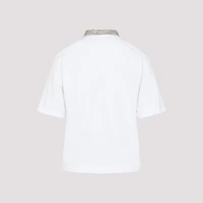 Brunello Cucinelli Short-sleeved Polo T-shirt In White