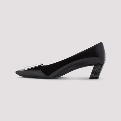 Roger Vivier Belle Vivier Patent Pumps With Metal Buckle