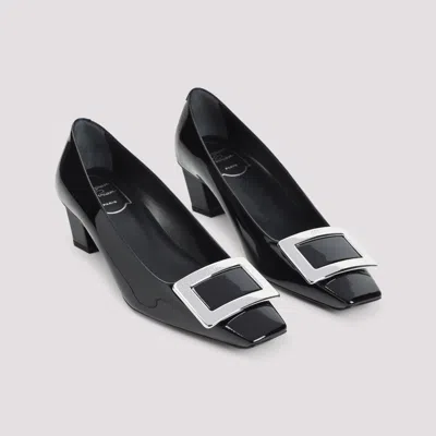 Roger Vivier Belle Vivier Patent Pumps With Metal Buckle