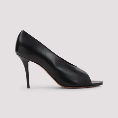 Amina Muaddi Julianne 90 Nappa Leather Sandals