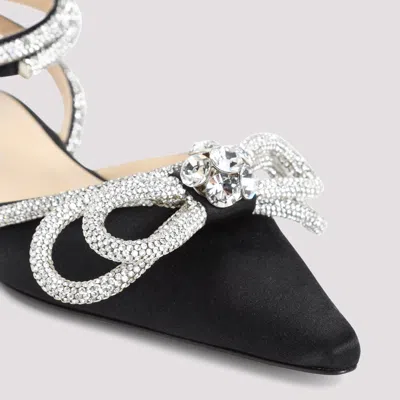 Mach&mach Double Bow Ballerinas In Black