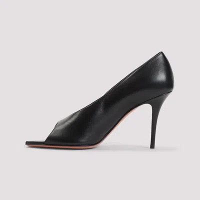 Amina Muaddi Julianne 90 Nappa Leather Sandals
