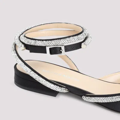 Mach&mach Double Bow Ballerinas In Black