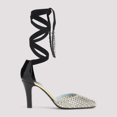 Valentino Garavani Ankle Strap Foliage Pumps