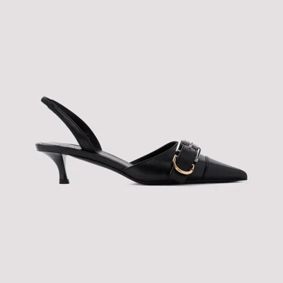 Givenchy Scarpe Con Tacco Voyou In Denim Donna In Blue