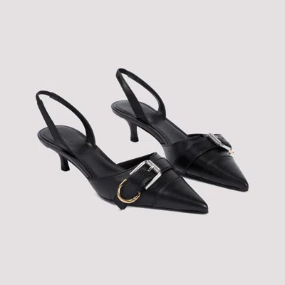 Givenchy Scarpe Con Tacco Voyou In Denim Donna In Blue