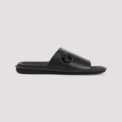 Giorgio Armani Sandals Black