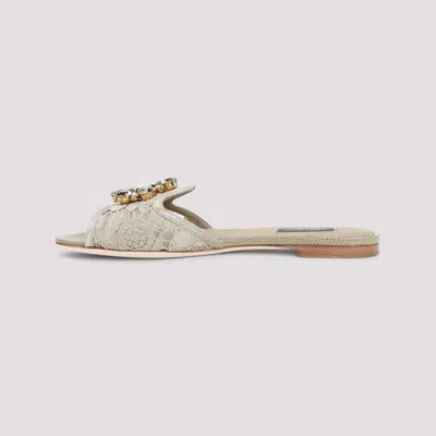 Dolce & Gabbana Lace Flat Sandals