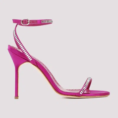 Manolo Blahnik Crinastra 105 Crystal Embellished Sandals