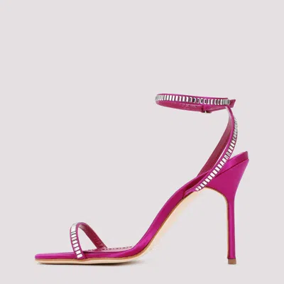 Manolo Blahnik Crinastra 105 Crystal Embellished Sandals