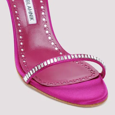 Manolo Blahnik Crinastra 105 Crystal Embellished Sandals
