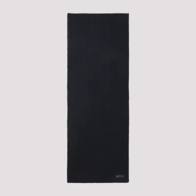 Brioni Midnight Wool Knit Scarf