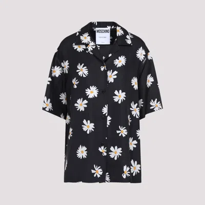 Moschino Floral Print Silk Shirt