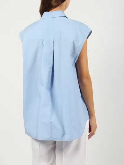 P.a.r.o.s.h Madeira Embroidered Sleeveless Shirt