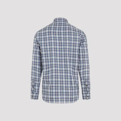 Brioni Checked Long-sleeved Shirt