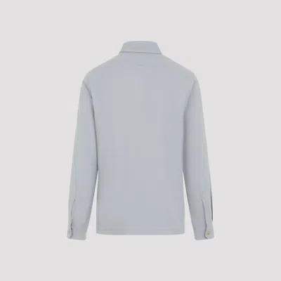 Rick Owens Work Shirt With Double Stitching And Flap Pockets
