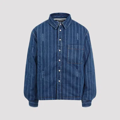 Jacquemus La Chemise Boulanger Blue Stripe Cotton Shirt
