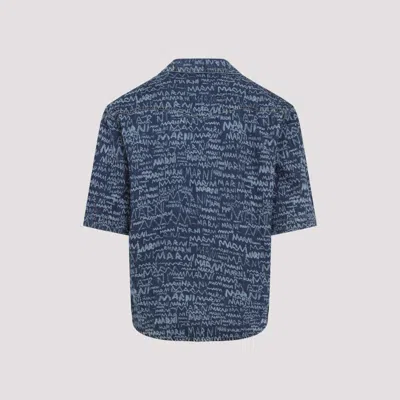 Marni Logo Western Denim Shirt