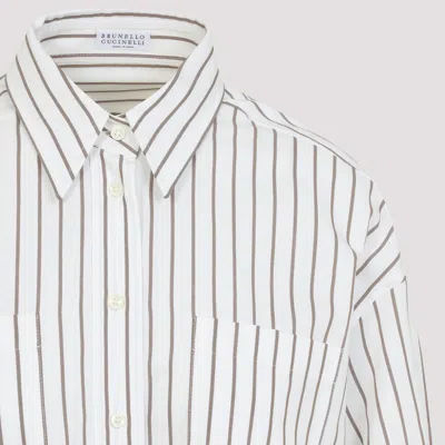 Brunello Cucinelli Shirts Brown