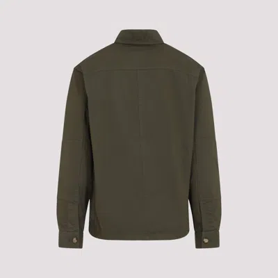 Saint Laurent Long-sleeved Twill Overshirt