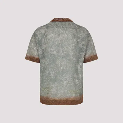 Dries Van Noten Men Boxy Fit Shirt In Green