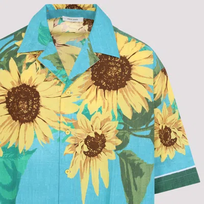 Craig Green Sunflower Short-sleeved Shirt In Blue