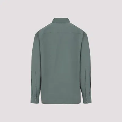 Carhartt Reno Shirt With Buttoned Cuffs And Pockets In Green